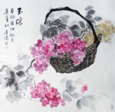 水彩国画图片