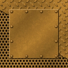 金属铆钉固定钢板背景矢量素材