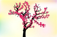 樱桃树樱花树桃花树图片