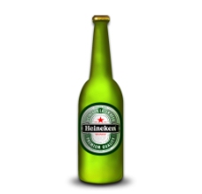 玻璃啤酒瓶图标图片