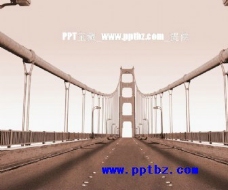 桥梁ppt模板适合建筑行业使用