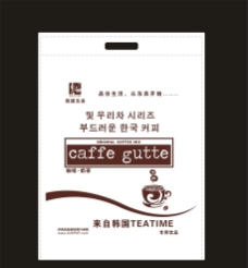 韩国东具咖啡无纺布包装袋图片