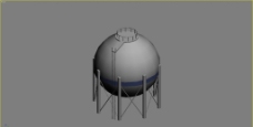 3D加油站燃气罐油罐模型图片