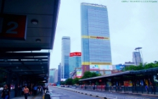 城市景观 车站高楼图片