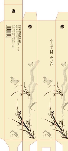 水墨中国风筷子盒包装图片