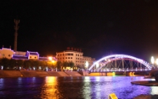 冶木河夜景图片