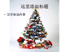 
挂满礼物的圣诞树2节庆图片

