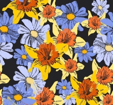 欧式边框花纹花卉图片
