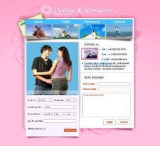 爱情个人网页模板设计