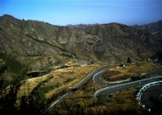 杏花山的公路图片