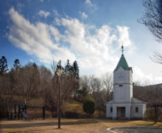 公园教堂图片