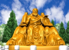 神马仁奇峰宙斯雕塑3d模型图片