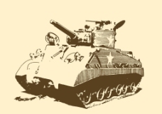 美国 m 4 舒曼 中型坦克图片