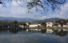 宏村风景摄影图片
