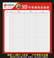 中国福利彩票3D走势图图片
