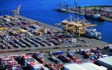 港口运输货物运输港口图片
