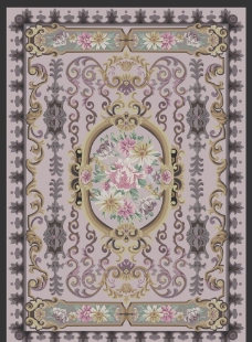 欧式花纹背景欧式地毯图案图片