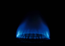 炉具蓝色火焰图片
