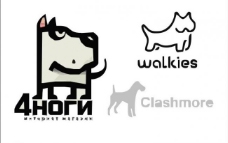 宠物狗动物logo图片