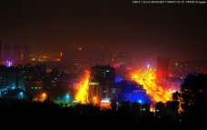 中国夜景 城市夜景图片