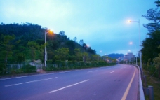 中国夜景 交通夜景图片